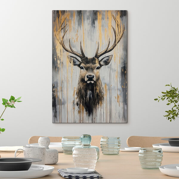 Peinture d'un cerf Tableaux Peinture d'un cerf