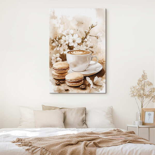 Café et macarons Tableaux Café et macarons