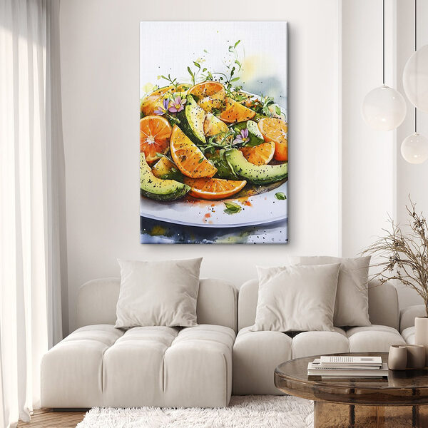 Assiette de fruits et légumes Tableaux Assiette de fruits et légumes