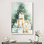 Tableaux Aquarelle de cadeaux sous un sapin