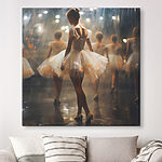 Tableaux Groupe de femmes en tutu blanc