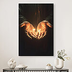 Tableaux Personne tendant les mains