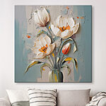 Tableaux Peinture de fleurs dans un vase