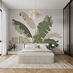 Papier peint Plante avec des feuilles