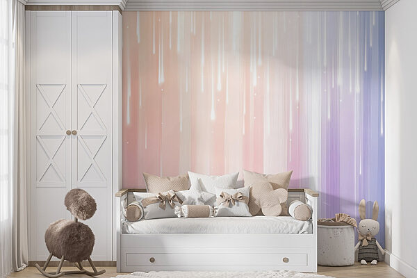 Image floue d'un arc-en-ciel de lumière Papier peint Image floue d'un arc-en-ciel de lumière