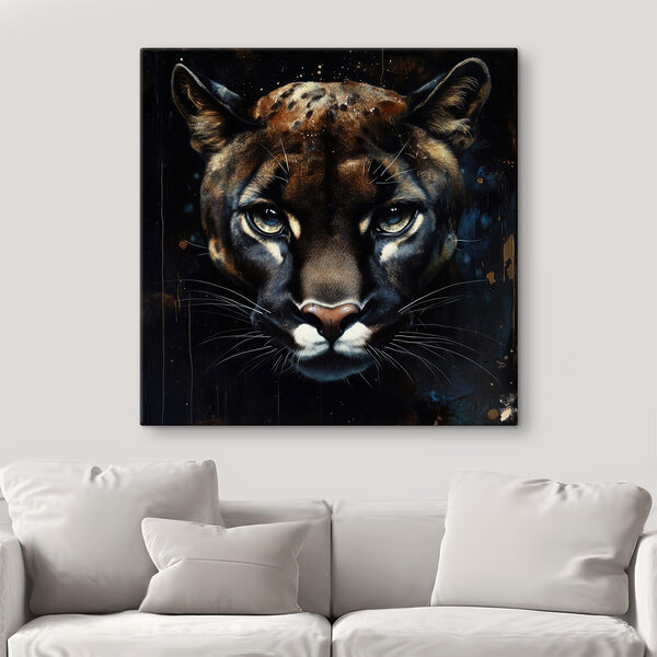Peinture d'un chat sauvage Tableaux Peinture d'un chat sauvage