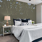 Papier peint Motif de fleurs et de plantes