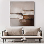 Tableaux Couches abstraites dans des tons doux.