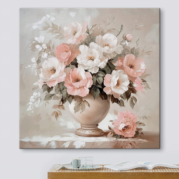 Peinture de fleurs dans un vase Tableaux Peinture de fleurs dans un vase