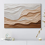 Tableaux Formes découpées en papier blanc et brun