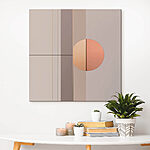 Tableaux Mur avec un cercle et une ligne