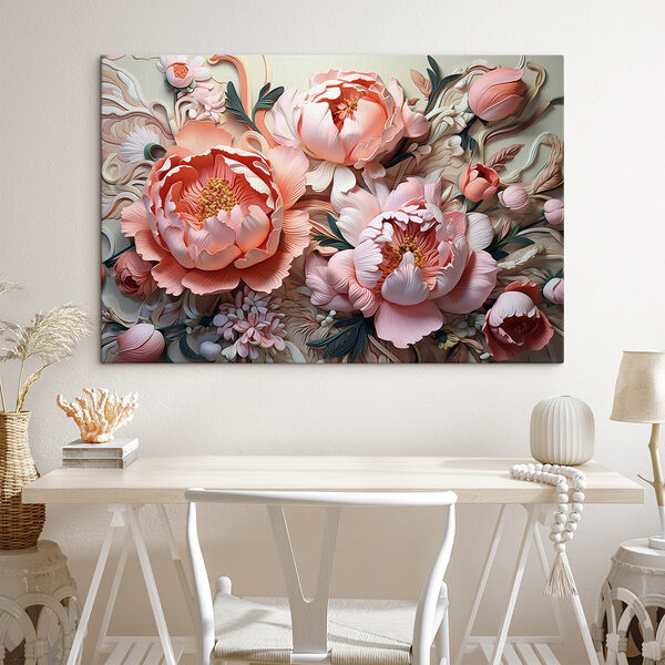 De belles fleurs dans des tons pastels Tableaux De belles fleurs dans des tons pastels