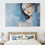 Tableaux Expression calme au milieu de couleurs tranquilles