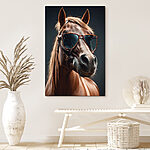 Tableaux Cheval portant des lunettes de soleil