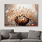 Tableaux Vase de fleurs blanches