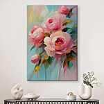 Tableaux Peinture de fleurs roses