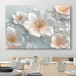 Tableaux Groupe de fleurs blanches
