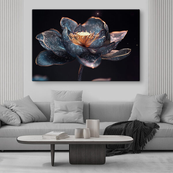 Une floraison enchanteresse dans des teintes sombres Tableaux Une floraison enchanteresse dans des teintes sombres
