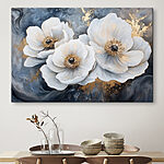 Tableaux Peinture de fleurs blanches
