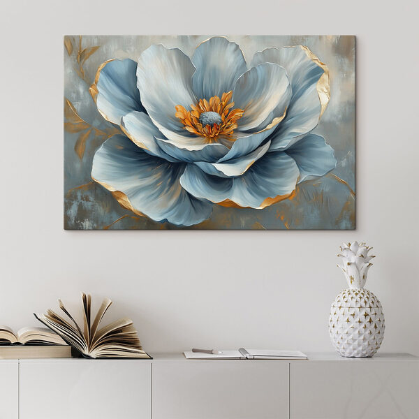 Fleur bleue délicate aux teintes douces Tableaux Fleur bleue délicate aux teintes douces