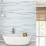 Papier peint Motif bleu et blanc