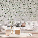 Papier peint Feuilles douces en cascade