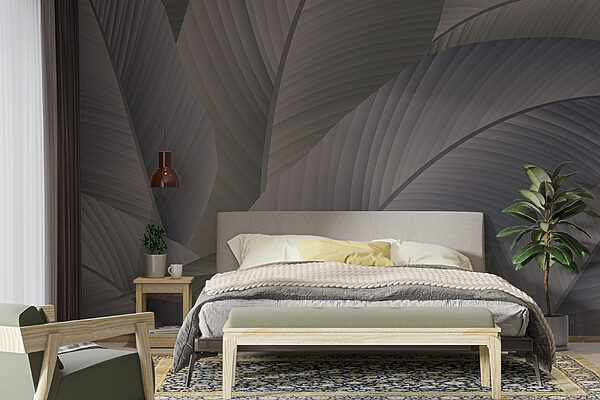 Papier peint Courbes douces des motifs de la nature