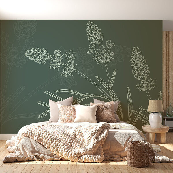 Dessin d'une plante Papier peint Dessin d'une plante
