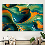 Tableaux Tourbillons de peinture colorée
