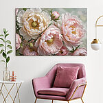 Tableaux Fleurs délicates dans des tons pastel doux