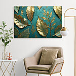 Tableaux Feuilles élégantes sur un fond vibrant