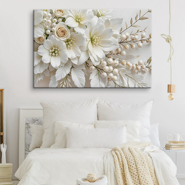 Arrangement floral élégant dans des tons doux Tableaux Arrangement floral élégant dans des tons doux