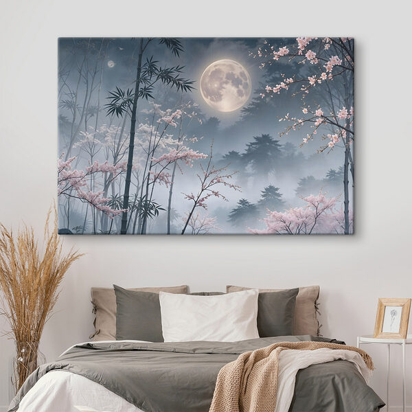 Pleine lune dans le ciel Tableaux Pleine lune dans le ciel