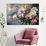 Tableaux Peinture de fleurs dans un vase