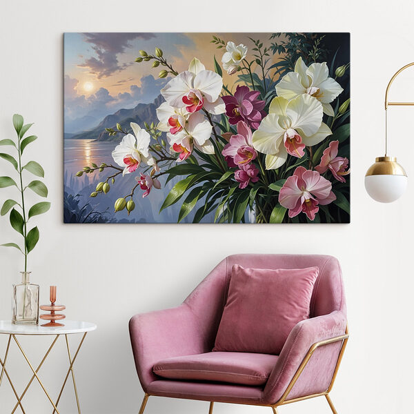 Peinture de fleurs dans un vase Tableaux Peinture de fleurs dans un vase