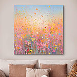 Tableaux Peinture de fleurs dans un champ