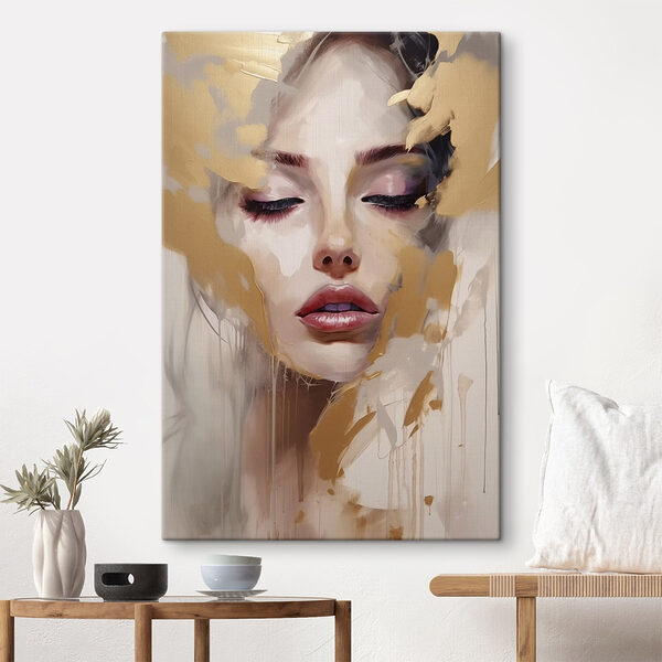 Une beauté éthérée dans des teintes douces Tableaux Une beauté éthérée dans des teintes douces