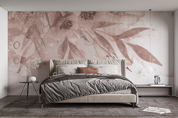 Papier peint Délicate aquarelle florale (UGS : w08417) Papier peint Papier peint Délicate aquarelle florale (UGS : w08417)