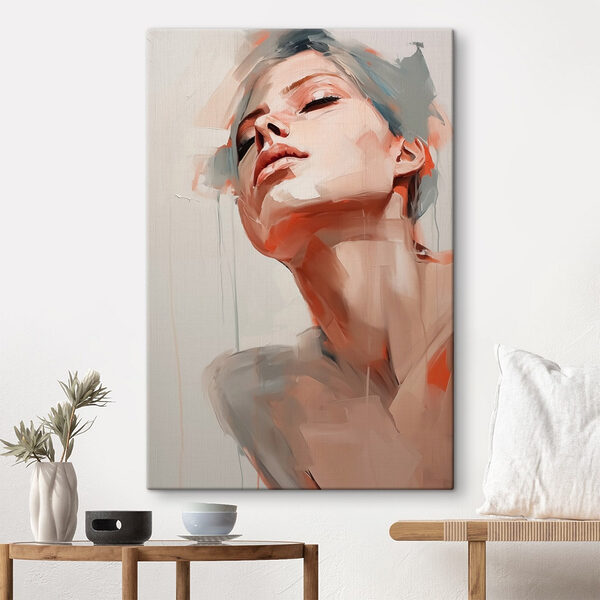 Peinture d'un visage de femme Tableaux Peinture d'un visage de femme
