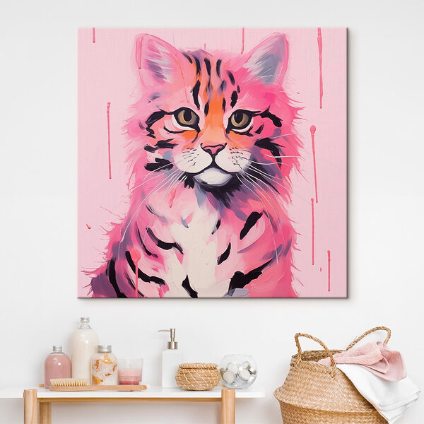 Peinture d'un chat Tableaux Peinture d'un chat