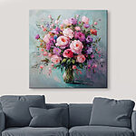 Tableaux Peinture de fleurs dans un vase