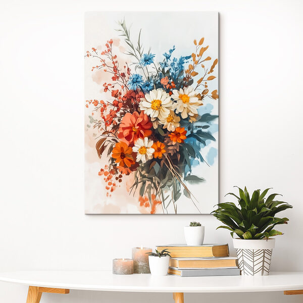 Peinture de fleurs dans un vase Tableaux Peinture de fleurs dans un vase