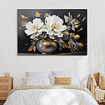 Tableaux Peinture de fleurs dans un vase