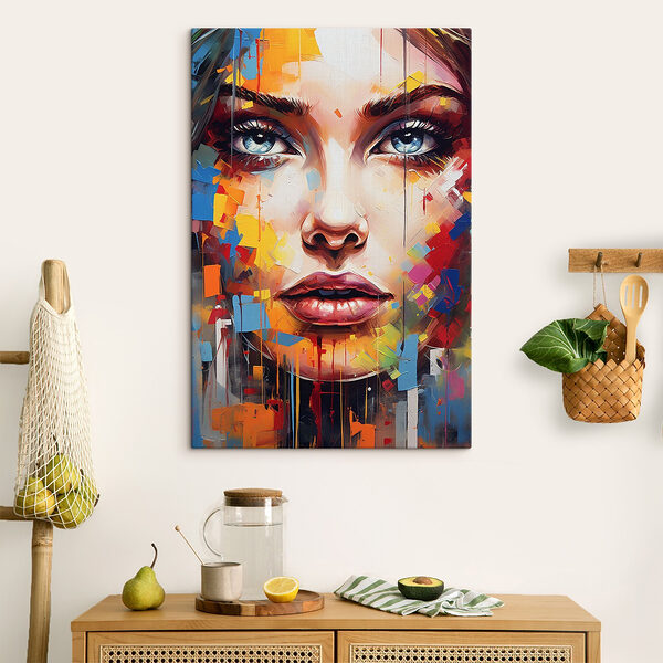 Peinture d'un visage de femme Tableaux Peinture d'un visage de femme