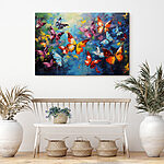 Tableaux Peinture de papillons en vol
