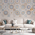 Papier peint Mur avec un motif de fleurs