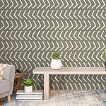 Papier peint Motif de lignes blanches