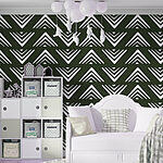 Papier peint Motif de triangles blancs