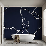 Papier peint Fond bleu et blanc