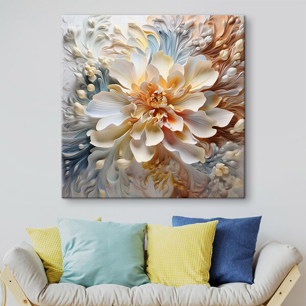 L'élégance florale dans des tons doux Tableaux L'élégance florale dans des tons doux
